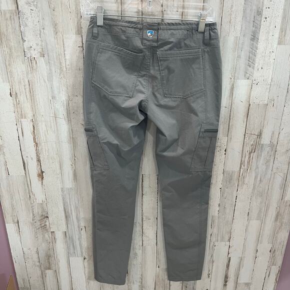 Kuhl Womens Horizn 6276 SKINNY Gray Hiking Outdoors Cargo Pants Stretch 2 - Picture 4 of 9